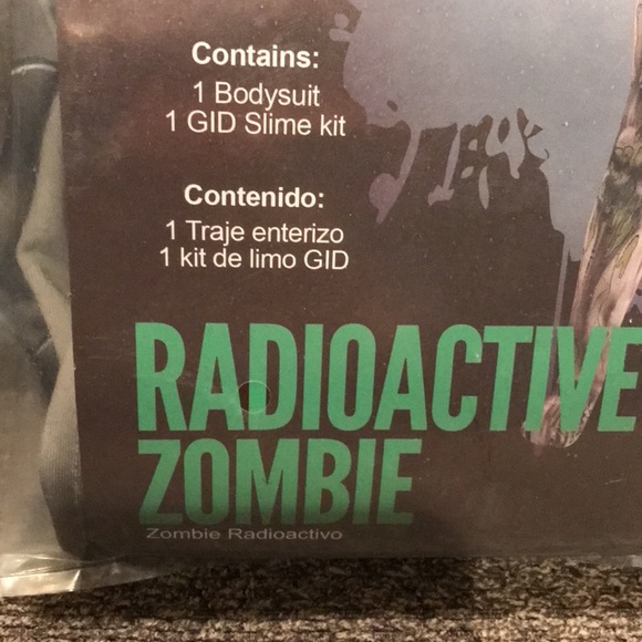 KIDS SLIME ZOMBIE MORPHSUIT Costumes Boy’s Size M(8) - Picture 5 of 8